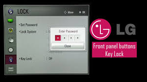 تعویض رمز تلویزیون ال جی