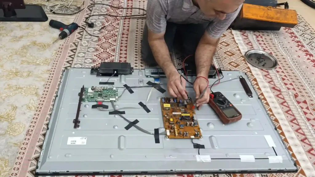تست برد پاور تلویزیون ال جی